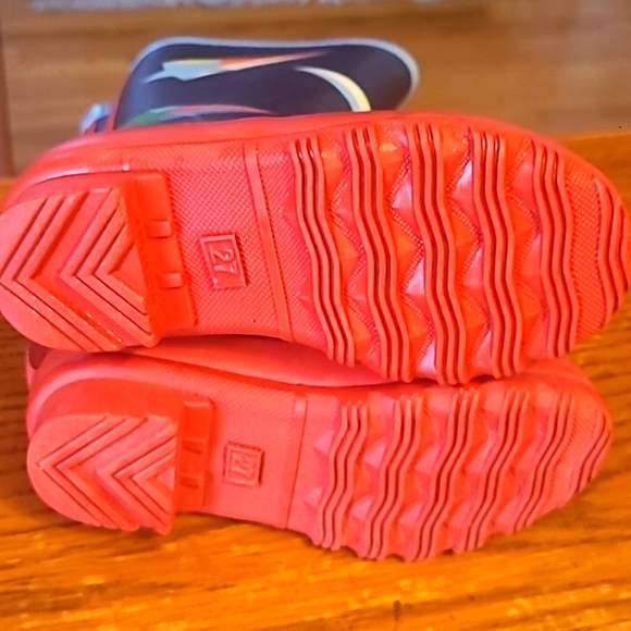 Mini Boden Rubber Colorful Toddler Wellies Rain Boots College- Navy S… - Picture 4 of 4